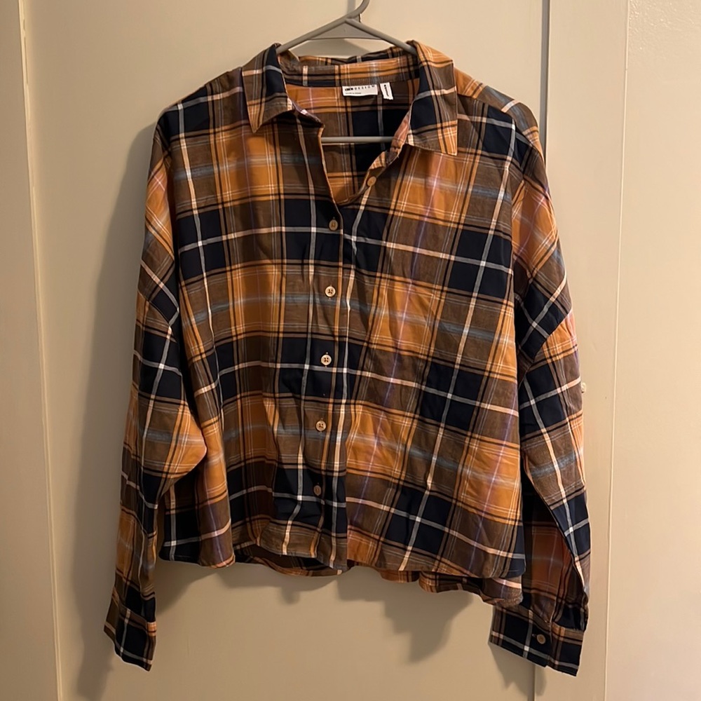 ASOS plaid button up